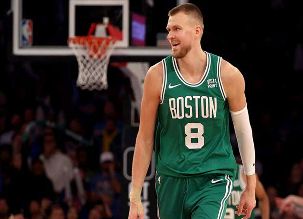 Celtics’ Kristaps Porzingis Recovering Well From Ankle Surgery, Could Be Ahead Of Schedule