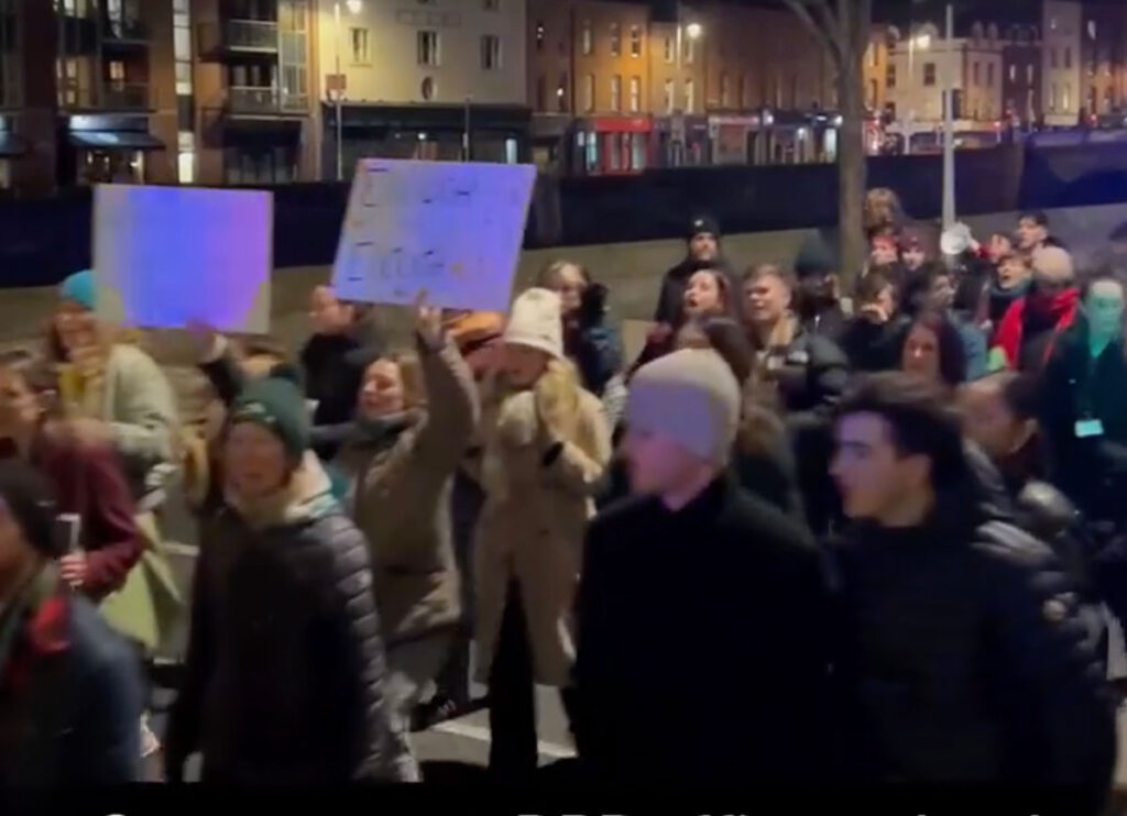 VIDEO: Conor McGregor Rape Case Sparks Solidarity Demonstration in Dublin