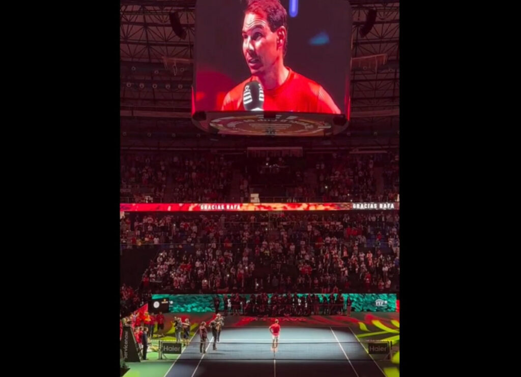 VIDEO: Rafael Nadal Gets Emotional Tribute as He Retires From Tennis