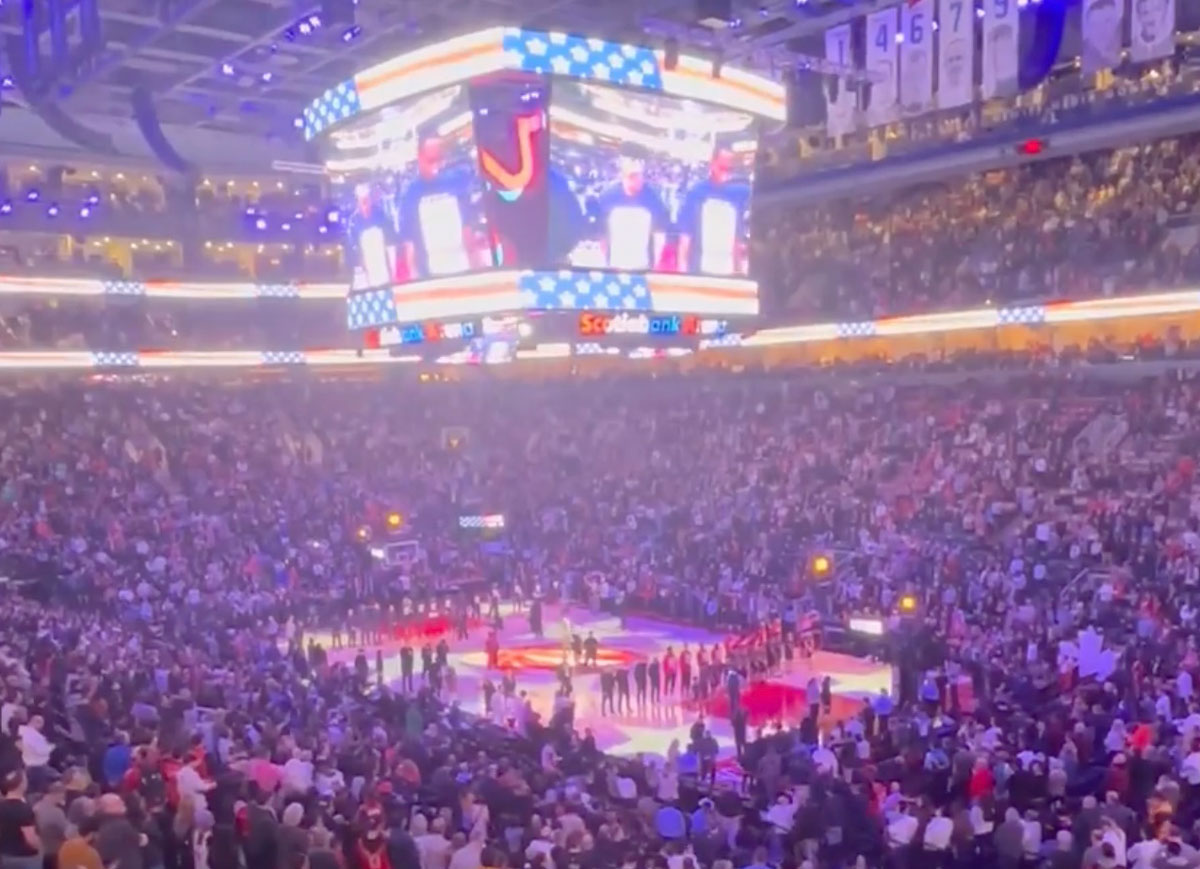 VIDEO: U.S. National Anthem Met With Boos During Clipper-Raptors Game In Toronto Protesting Trump Tariffs