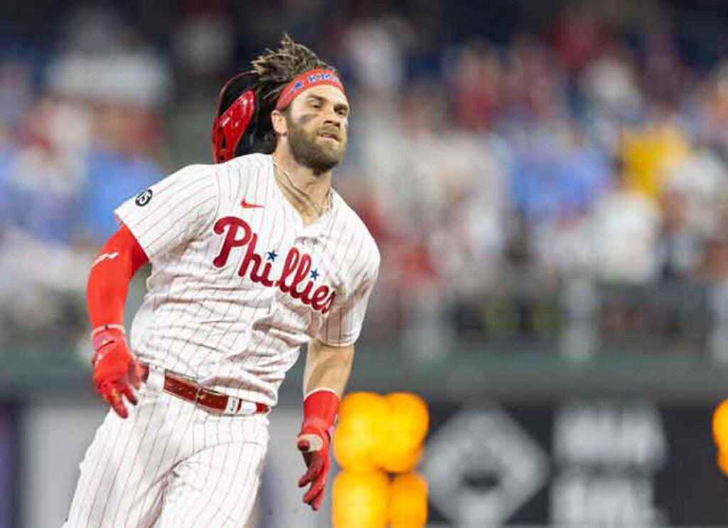Phillies’ Bryce Harper Engaged In Heated Exchange With MLB Commissioner Rob Manfred Over Salary Cap: ‘Get The F— Out Of Our Clubhouse!’