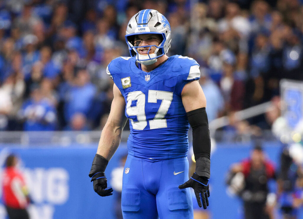 Lions&#8217; Aiden Hutchinson Won&#8217;t Be Fined For &#8216;Leg Whip&#8217; On Vikings&#8217; J.J. McCarthy