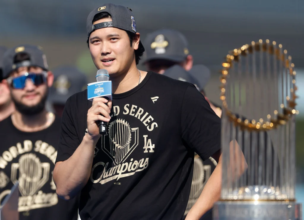 Dodgers Celebrate At Victory Parade After Defeating Blue Jays In 11-Inning Classic For Second Straight Title
