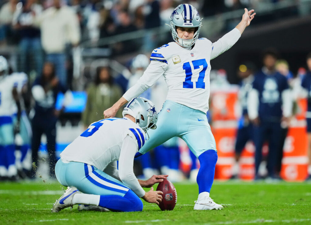 Cowboys’ Brandon Aubrey Smashes Kicking Records Despite Lions Loss