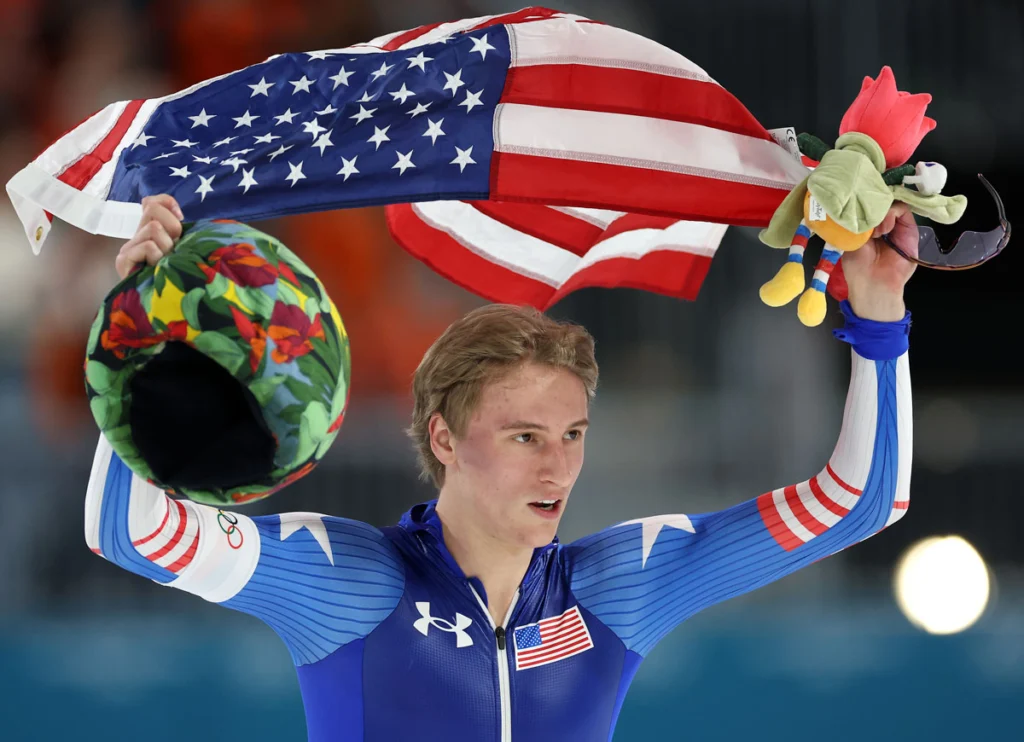Jordan Stolz Sets Record In 1,000-Meter Speedskating Event