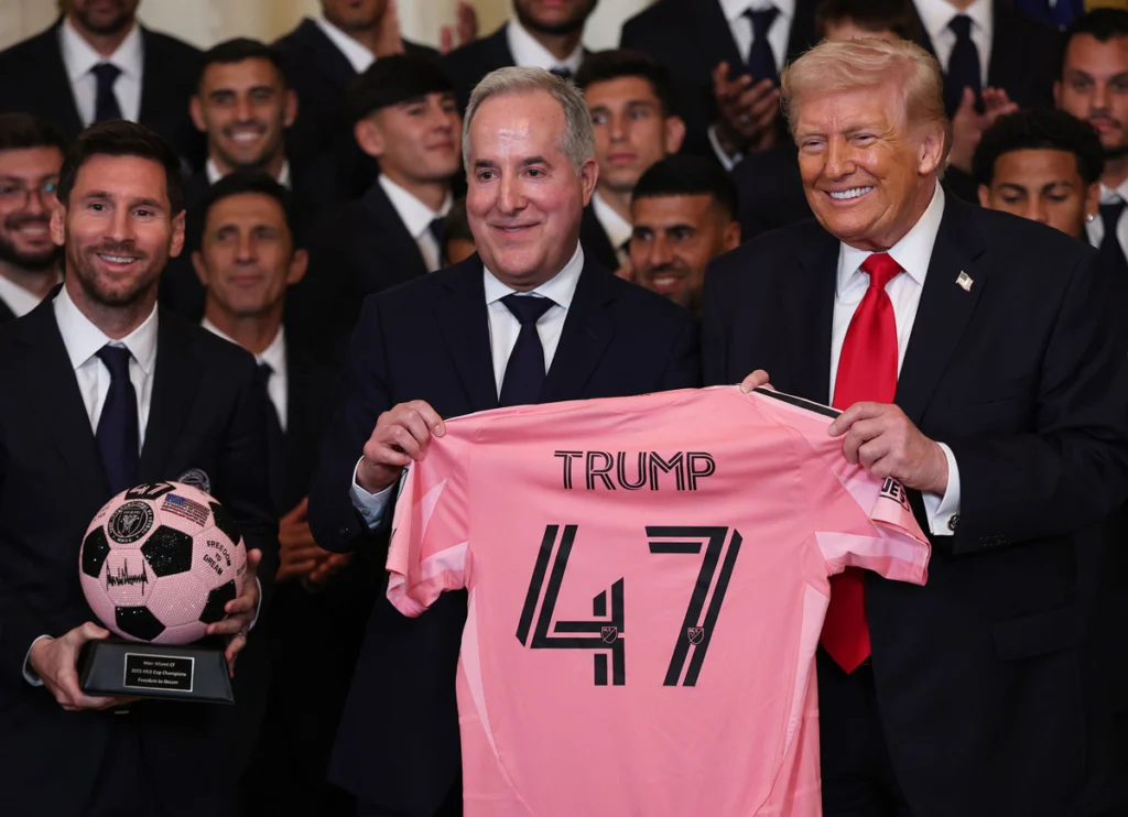 Trump Honors Lionel Messi & Inter Miami At The White House For Winning MLS Cup