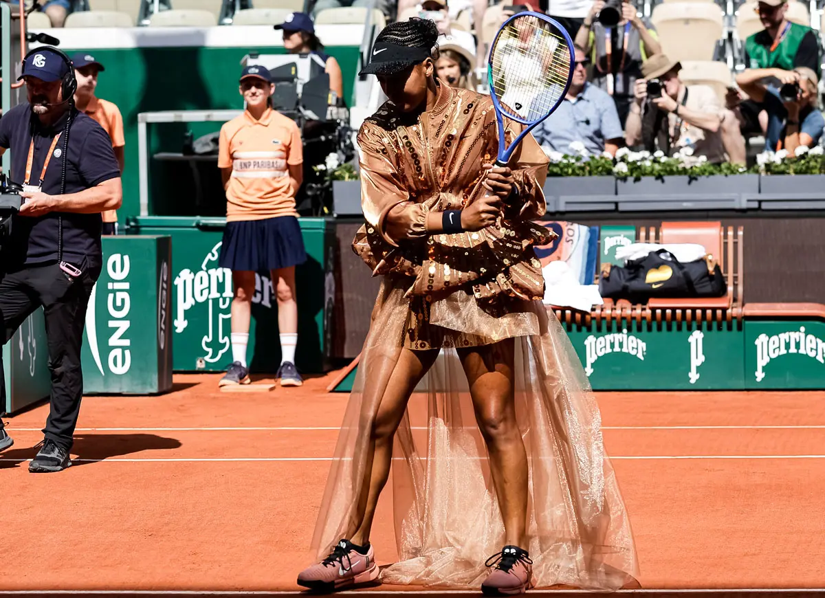 Naomi Osaka Makes Waves At French Open With Her Wild Fashion Choices
