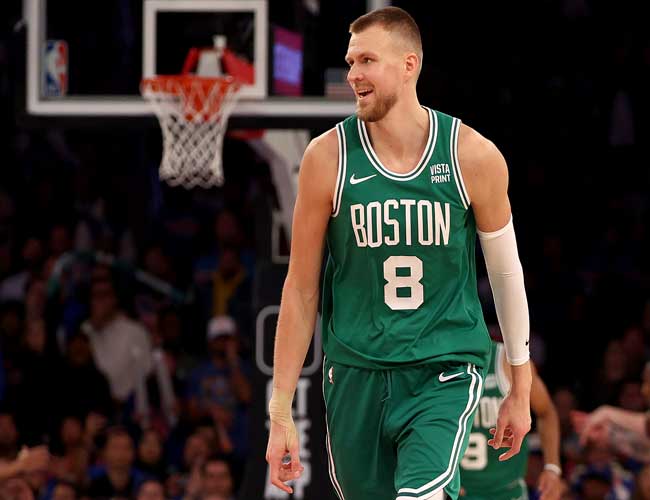 Celtics’ Kristaps Porzingis Ready To Play In NBA Finals