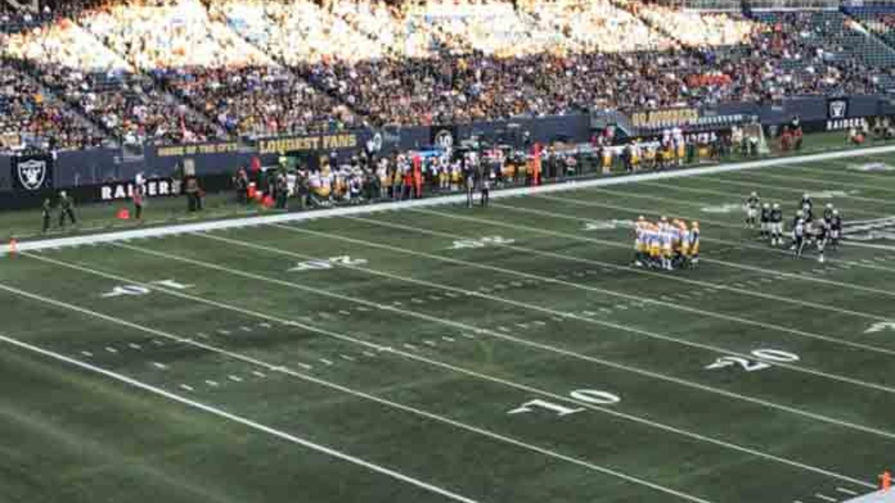 Raiders and Packers Forced to Play Preseason Game on 80-Yard Field