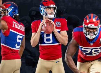 Giants Century Red uniforms (Image: NY Giants)